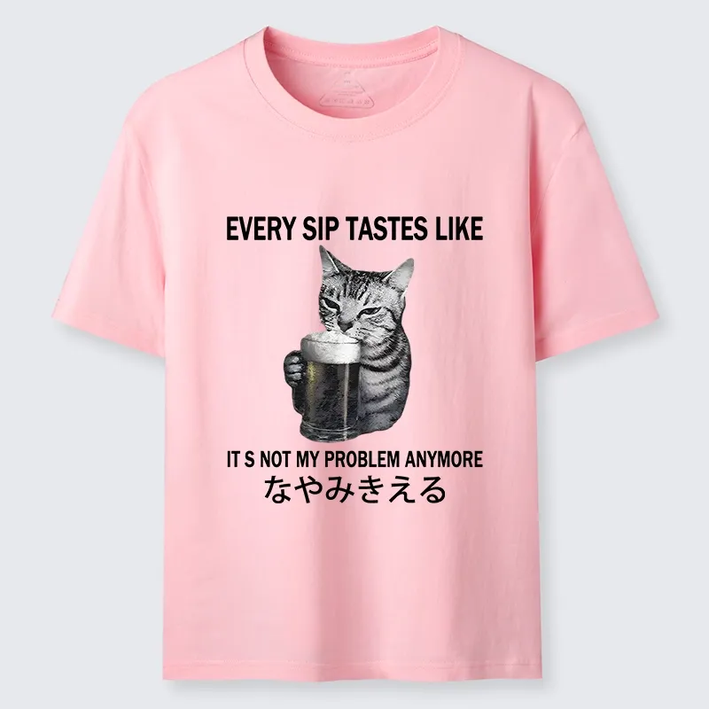 Tokyo-Tiger Chill Beer Cat Relax Graphic Classic T-Shirt