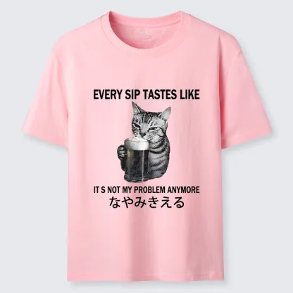 Tokyo-Tiger Chill Beer Cat Relax Graphic Classic T-Shirt
