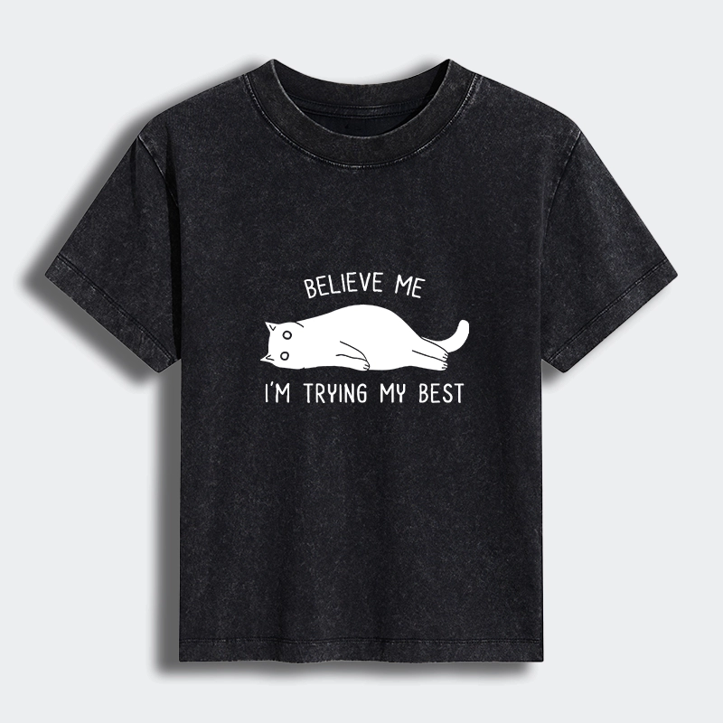 Tokyo-Tiger When Life Is Hard Nap First Women's Washed T-shirt