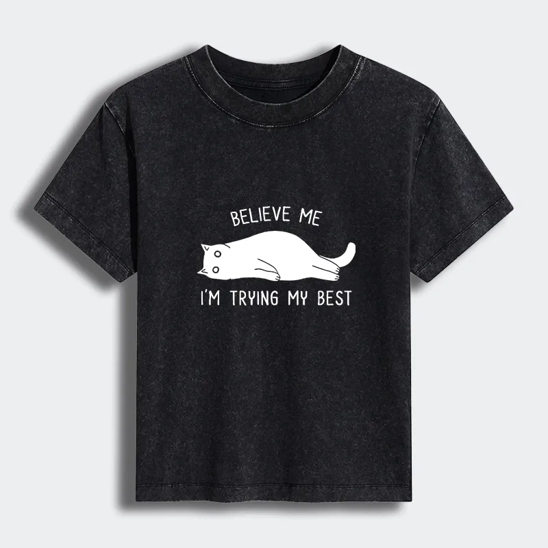 Tokyo-Tiger When Life Is Hard Nap First Women's Washed T-shirt