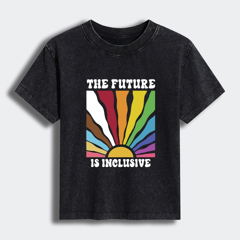 Tokyo-Tiger Pride Future Is Inclusive Women's Washed T-shirt