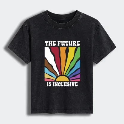Tokyo-Tiger Pride Future Is Inclusive Women's Washed T-shirt