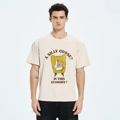Tokyo-Tiger Meme Goose Surviving The Recession Washed T-Shirt