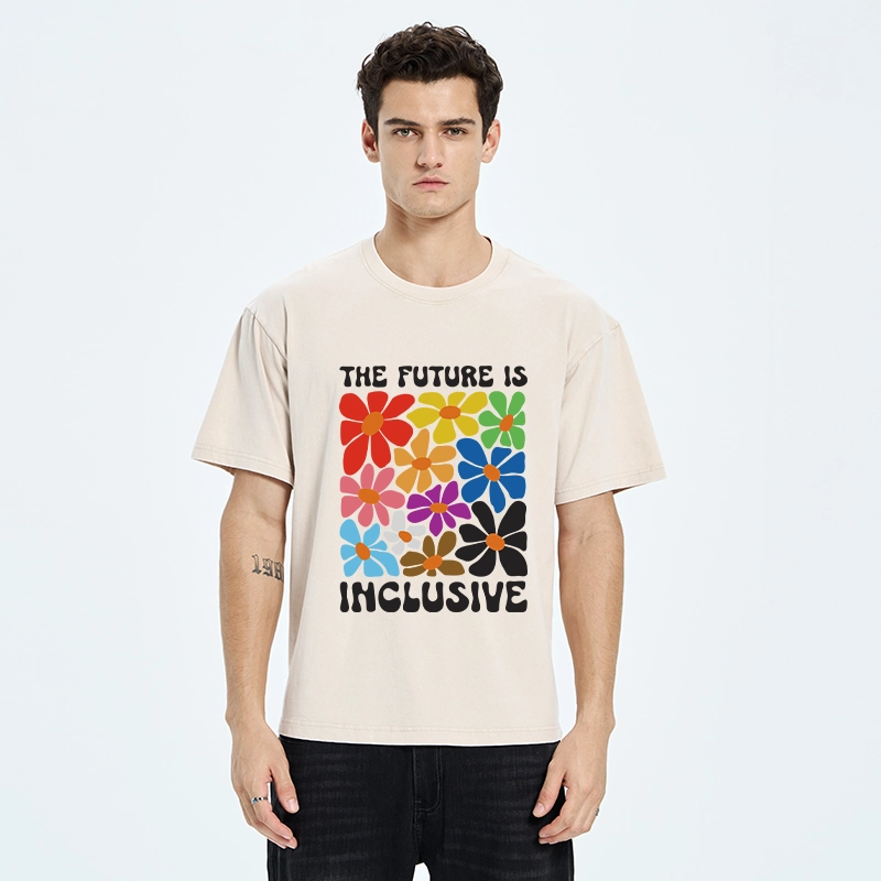 Tokyo-Tiger Inclusive World For Everyone Washed T-Shirt