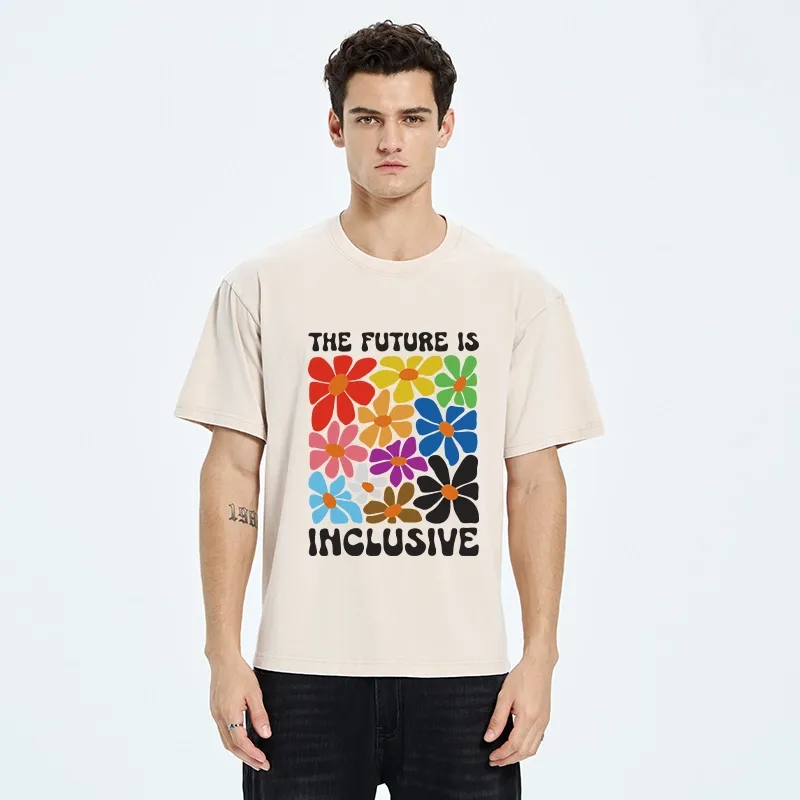 Tokyo-Tiger Inclusive World For Everyone Washed T-Shirt