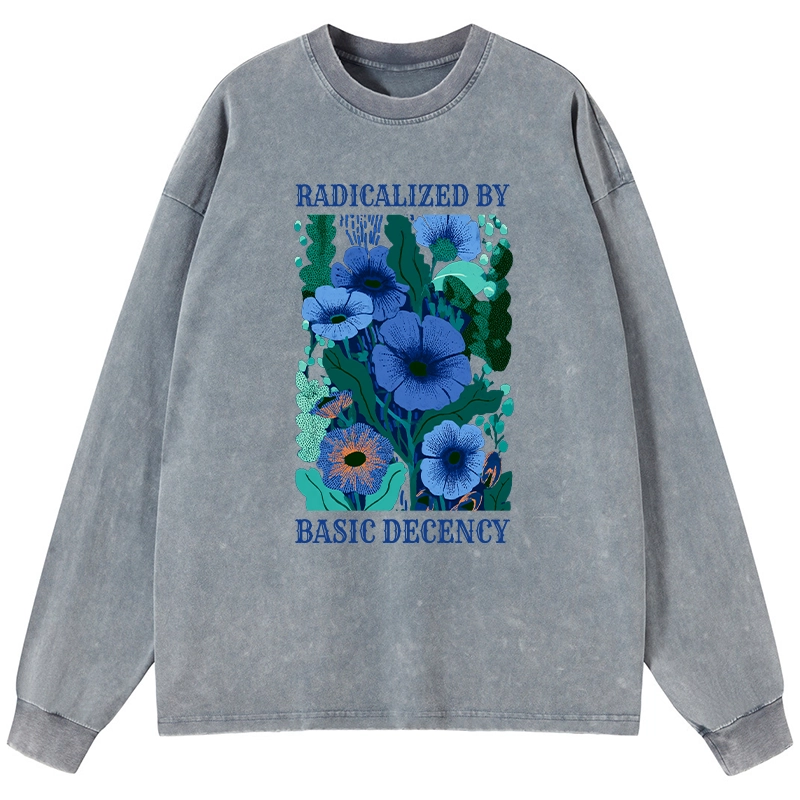 Tokyo-Tiger Pure Radicalism Washed Long Sleeve T-Shirt