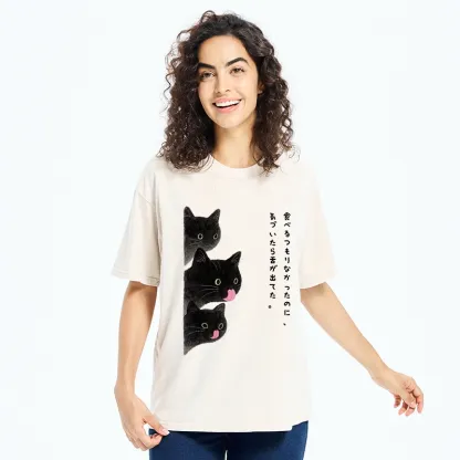 Tokyo-Tiger Cats Who Forgot They Stuck Tongues Out Washed T-Shirt