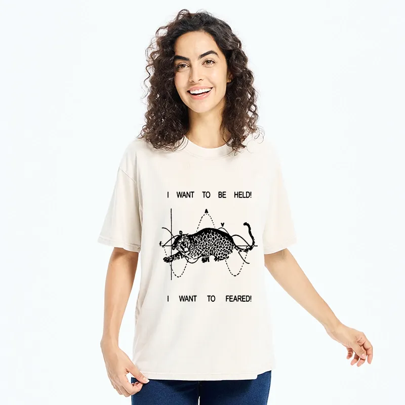 Tokyo-Tiger Relatable Cat Contradiction Meme Washed T-Shirt