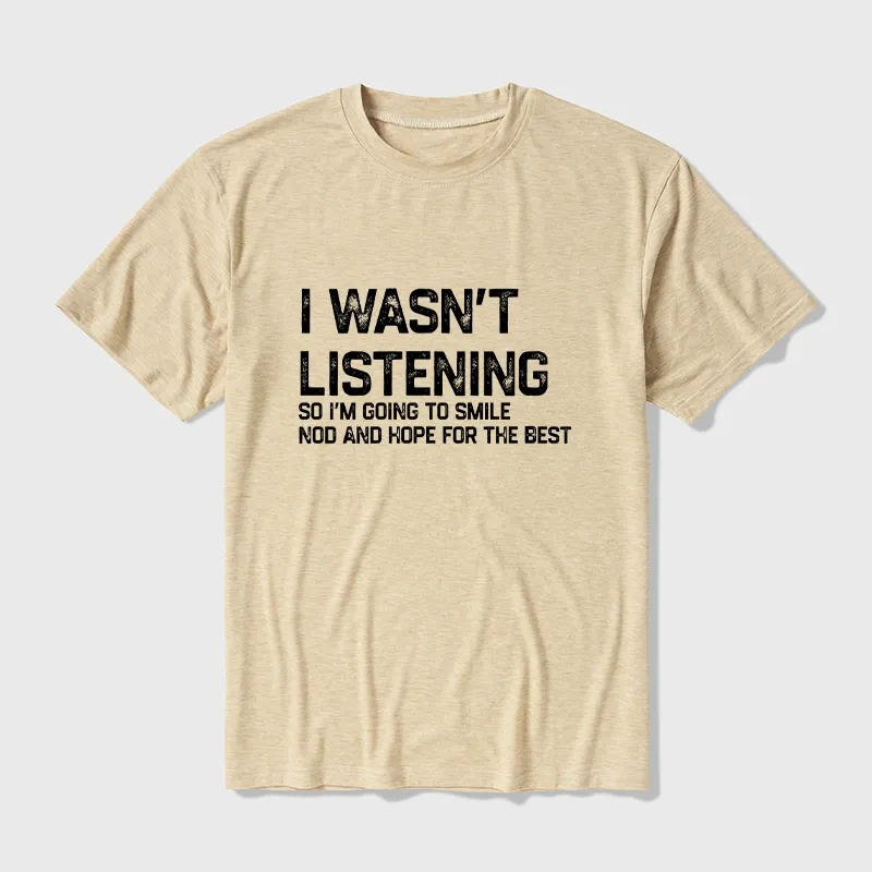 Tokyo-Tiger Indifferent To Everything Cotton Blend T-Shirt
