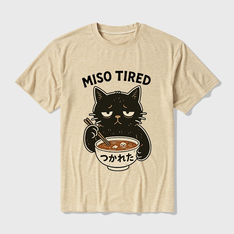 Tokyo-Tiger I’m So Tired Cotton Blend T-Shirt