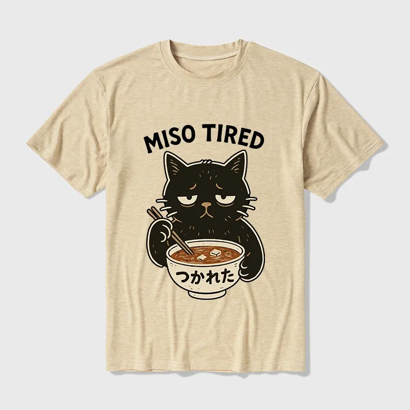 Tokyo-Tiger I’m So Tired Cotton Blend T-Shirt