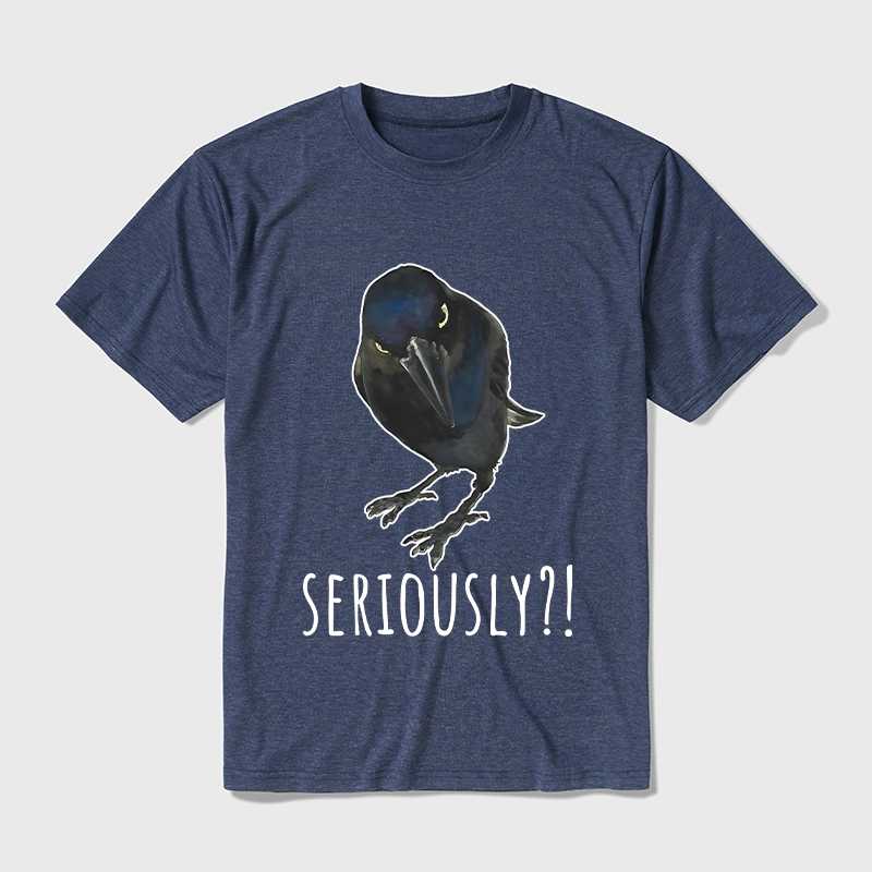 Tokyo-Tiger Raven's Question Cotton Blend T-Shirt