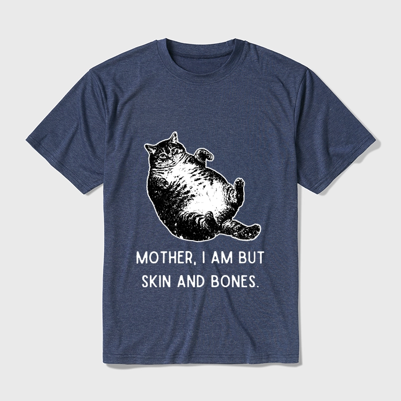 Tokyo-Tiger Overweight Cat And Its Doting Owner Cotton Blend T-Shirt