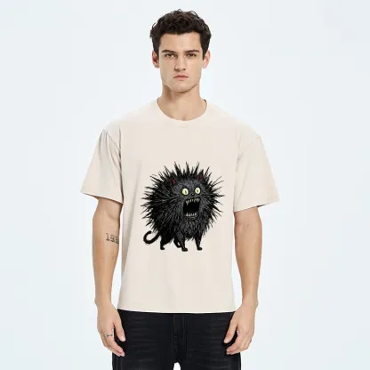 Tokyo-Tiger Feral Cat Having A Total Meltdown Washed T-Shirt