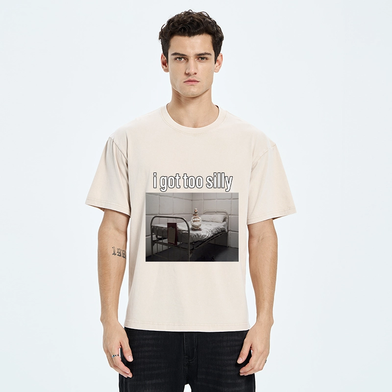 Tokyo-Tiger Duck In A Padded Room Meme Washed T-Shirt