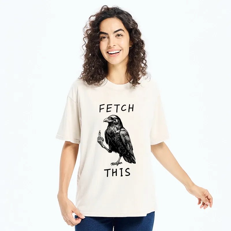 Tokyo-Tiger Funny Crow Meme With Attitude Washed T-Shirt