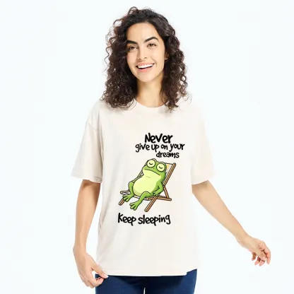 Tokyo-Tiger Never Abandon Your Sleepy Dreams Washed T-Shirt