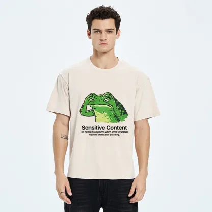 Tokyo-Tiger Funny Meme Of Opinionated Frog Washed T-Shirt