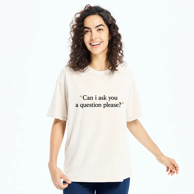 Tokyo-Tiger Polite Question Funny Meme Washed T-Shirt