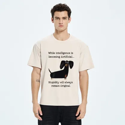 Tokyo-Tiger Dachshund Real Humor Funny Meme Washed T-Shirt