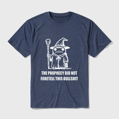 Tokyo-Tiger Funny Meme Wizard Frog Weird Prophecy Cotton Blend T-Shirt