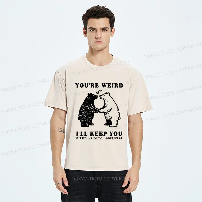 Tokyo-Tiger Forever Weird, Forever Yours Washed T-Shirt
