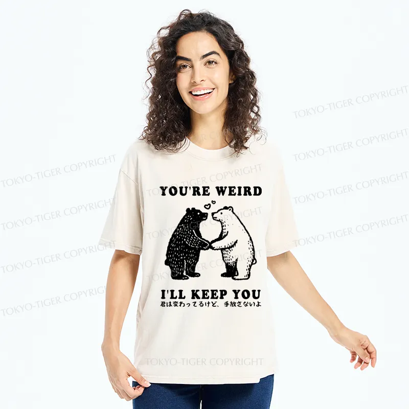 Tokyo-Tiger Forever Weird, Forever Yours Washed T-Shirt
