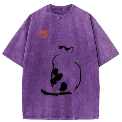 Tokyo-Tiger Cat's Back Japan Washed T-Shirt