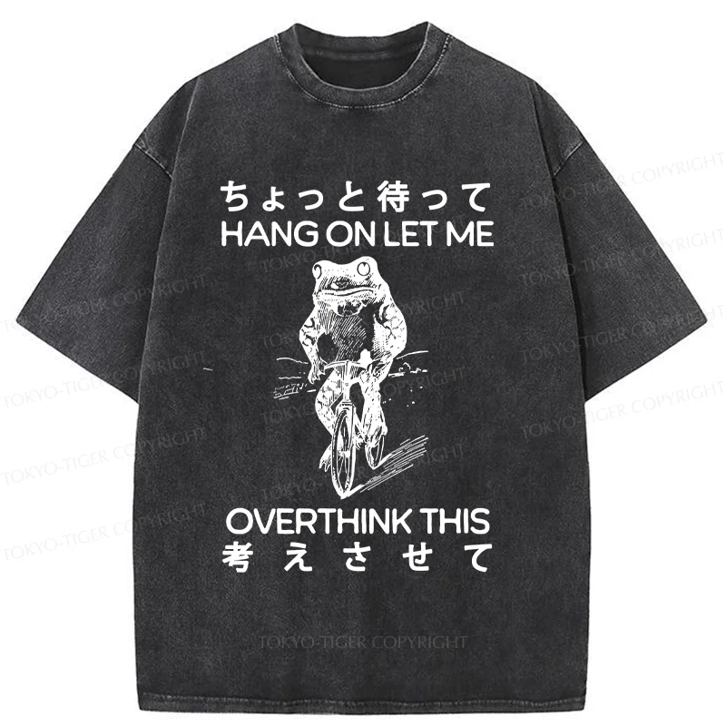 Tokyo-Tiger Overthinking Frog Washed T-Shirt