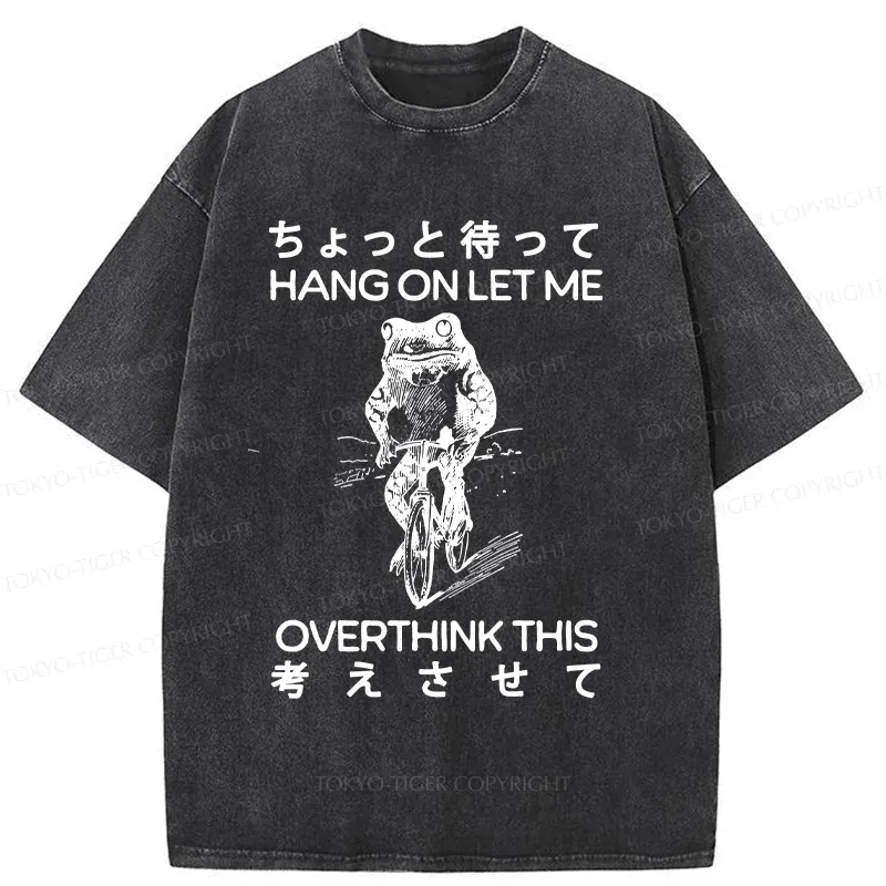 Tokyo-Tiger Overthinking Frog Washed T-Shirt