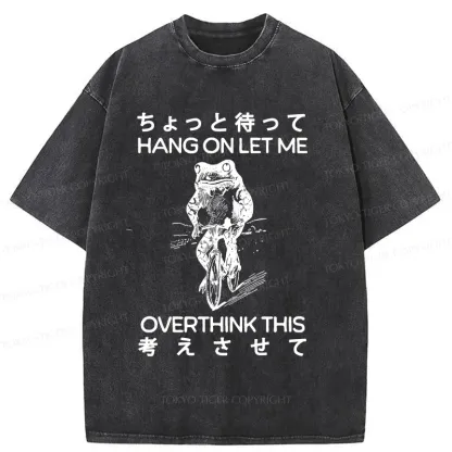 Tokyo-Tiger Overthinking Frog Washed T-Shirt