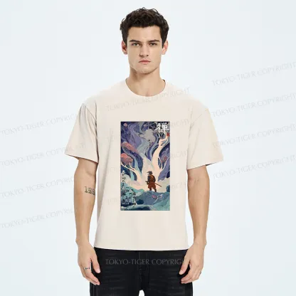 Tokyo-Tiger Following The Heart Into Nature Washed T-Shirt