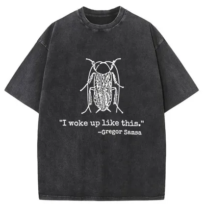 Tokyo-Tiger I Woke Up Like This Washed T-Shirt