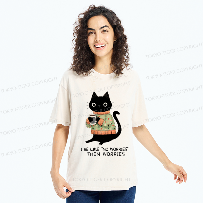 Tokyo-Tiger I’m Fine... But Am I? Washed T-Shirt