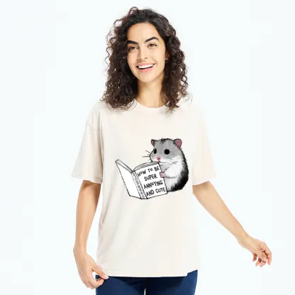 Tokyo-Tiger Hamster Life Hacks Washed T-Shirt