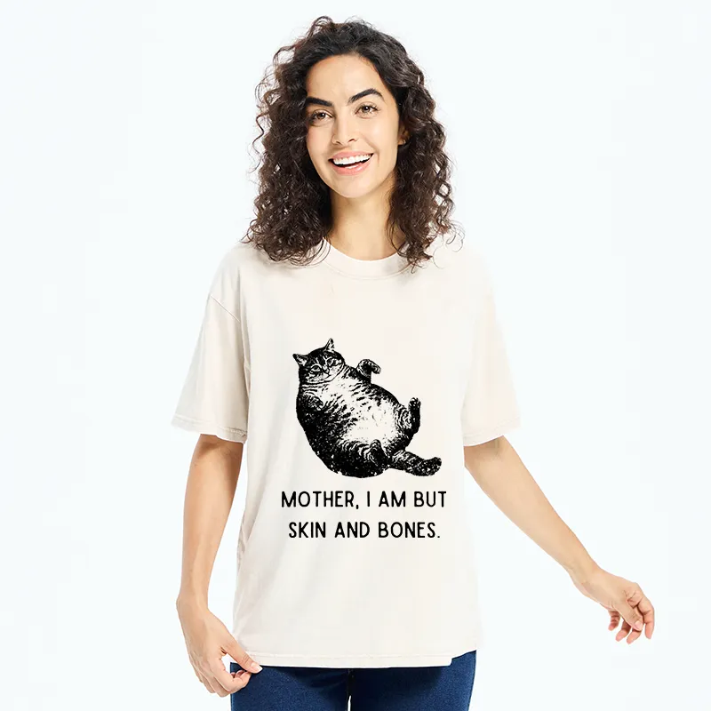 Tokyo-Tiger Overweight Cat And Its Doting Owner Washed T-Shirt