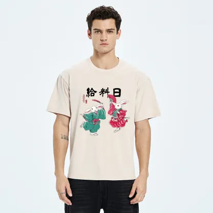 Tokyo-Tiger Payday Dancing Bunnies Washed T-Shirt