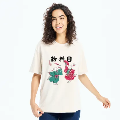 Tokyo-Tiger Payday Dancing Bunnies Washed T-Shirt