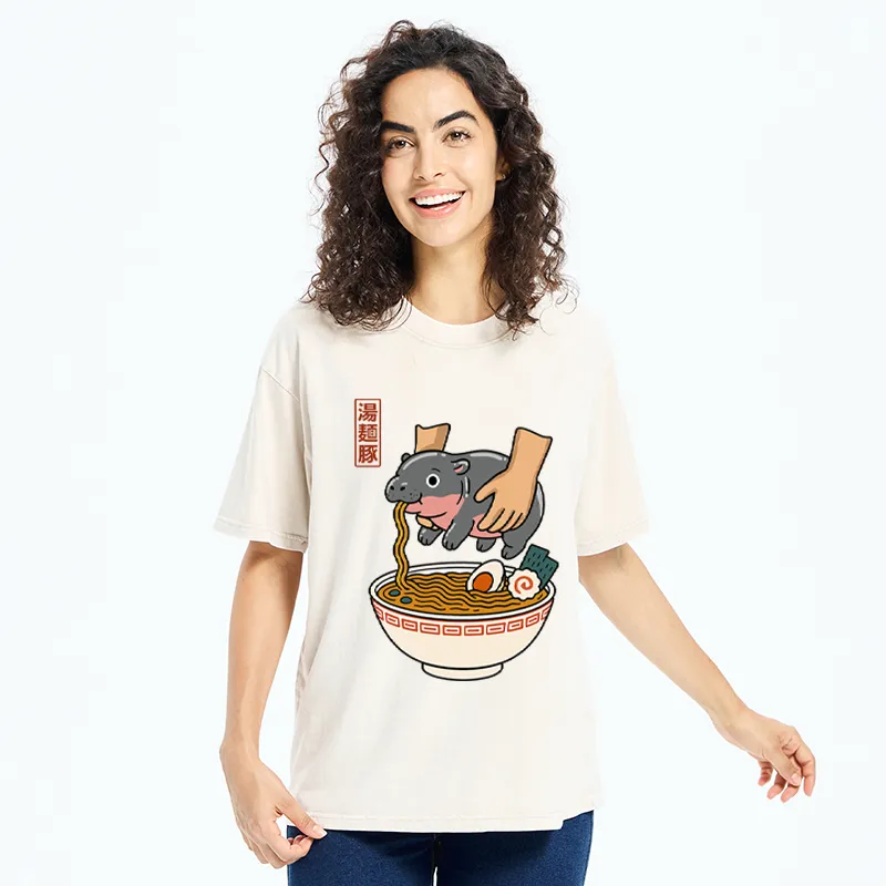 Tokyo-Tiger Noodles Got Me Washed T-Shirt