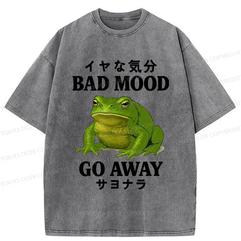 Tokyo-Tiger Goodbye To Bad Moods Washed T-Shirt