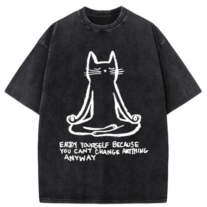 Tokyo-Tiger Can't Change, Just Chill Washed T-Shirt