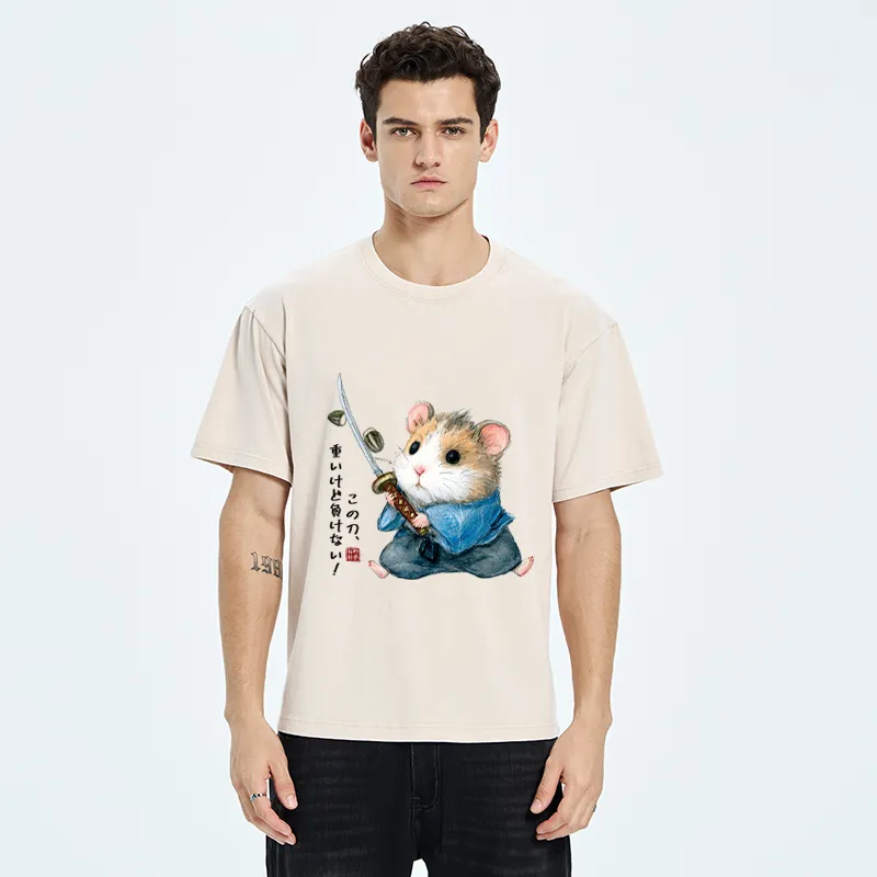 Tokyo-Tiger Heavy Sword, Strong Heart Washed T-Shirt