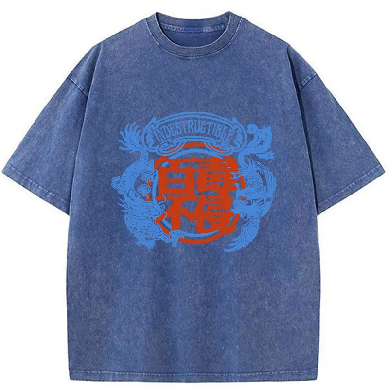 Tokyo-Tiger Indestructible Kanji Washed T-Shirt