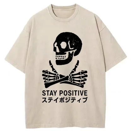 Tokyo-Tiger Optimistic Supporter Washed T-Shirt