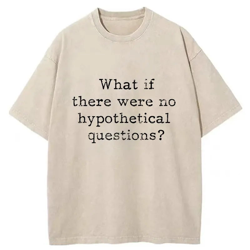 Tokyo-Tiger Hypothetical Problem Funny Washed T-Shirt