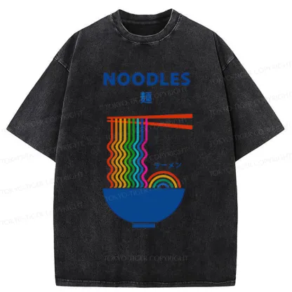 Tokyo-Tiger Rainbow Ramen Washed T-Shirt