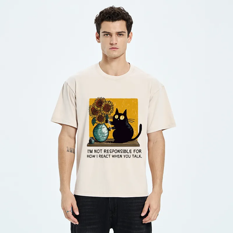 Tokyo-Tiger Blame The Words, Not Me Washed T-Shirt