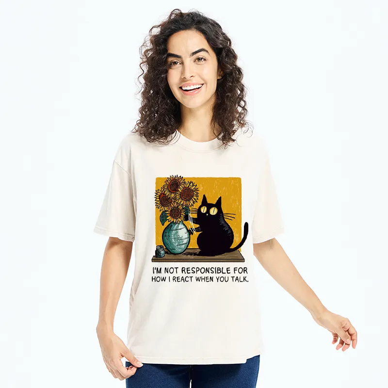 Tokyo-Tiger Blame The Words, Not Me Washed T-Shirt