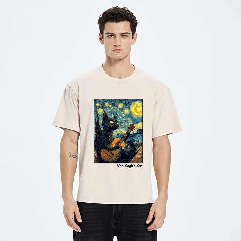 Tokyo-Tiger The Starry Musician Washed T-Shirt