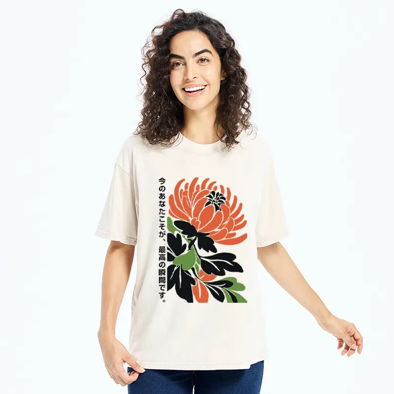 Tokyo-Tiger Your Brightest Now Washed T-Shirt